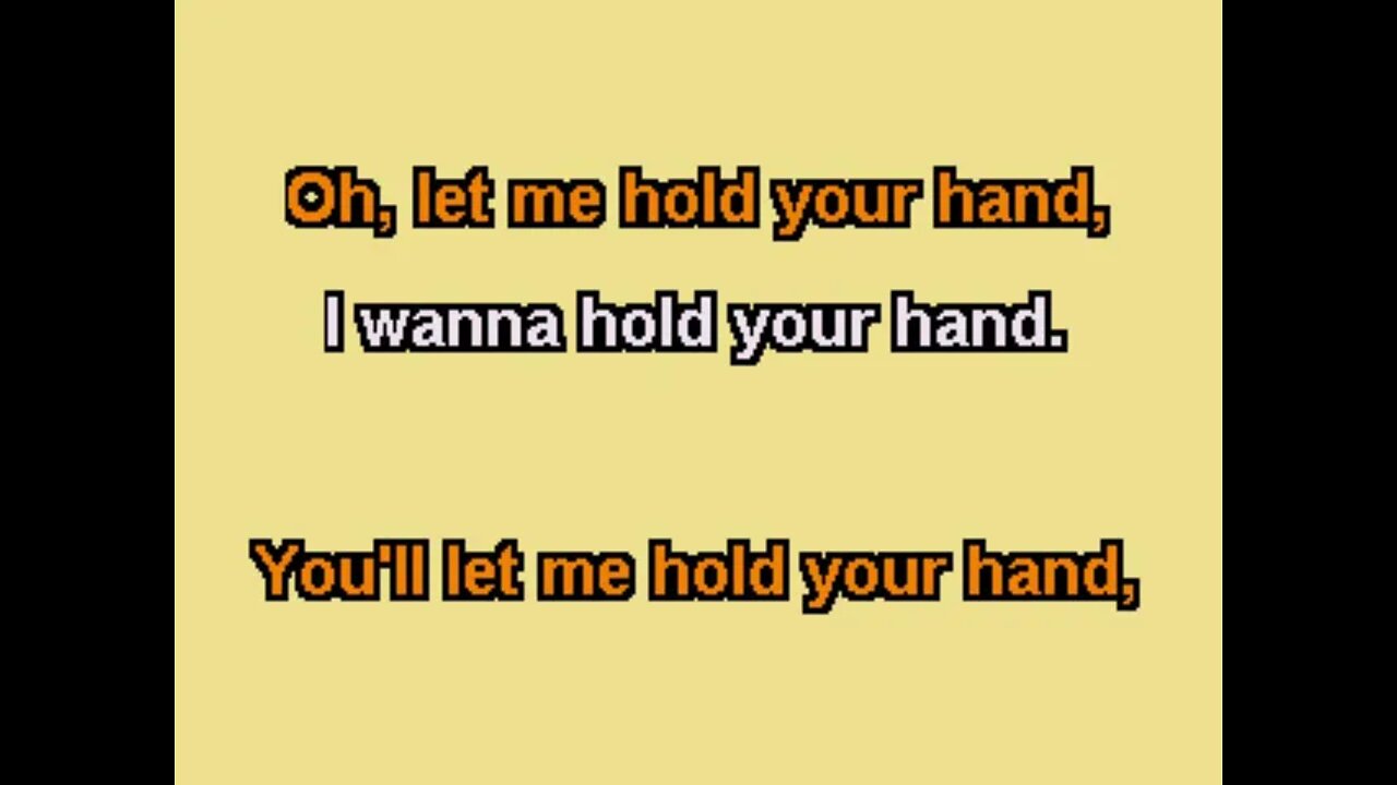 TU051 20 Beatles I Want To Hold Your Hand