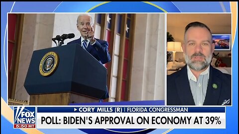 Rep Cory Mills: Americans Had More Money Under Trump Than Biden