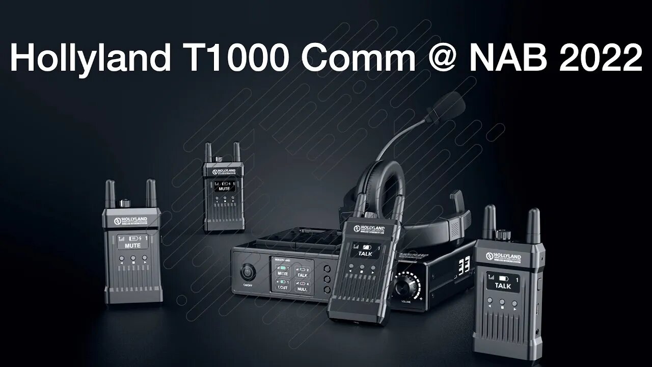 Hollyland T1000 Wireless Comm System NAB 2022