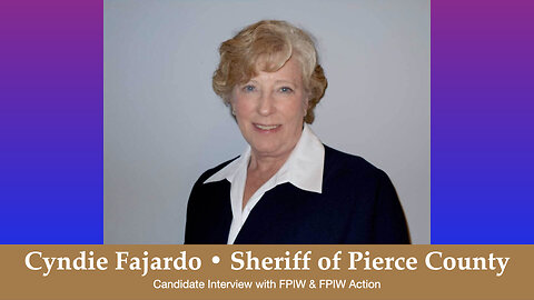 Cyndie Fajardo Pierce County Sheriff Candidate