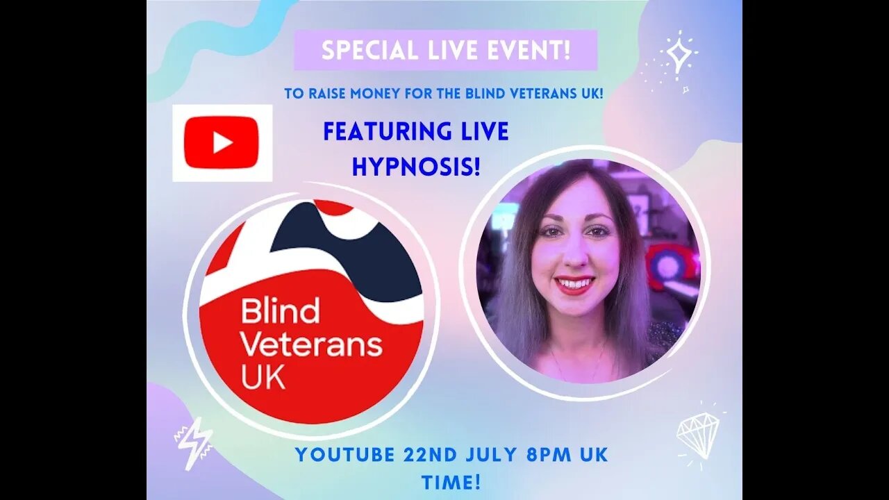 Join Anunna Healing LIVE! A Special Charity event for @BlindVeterans !