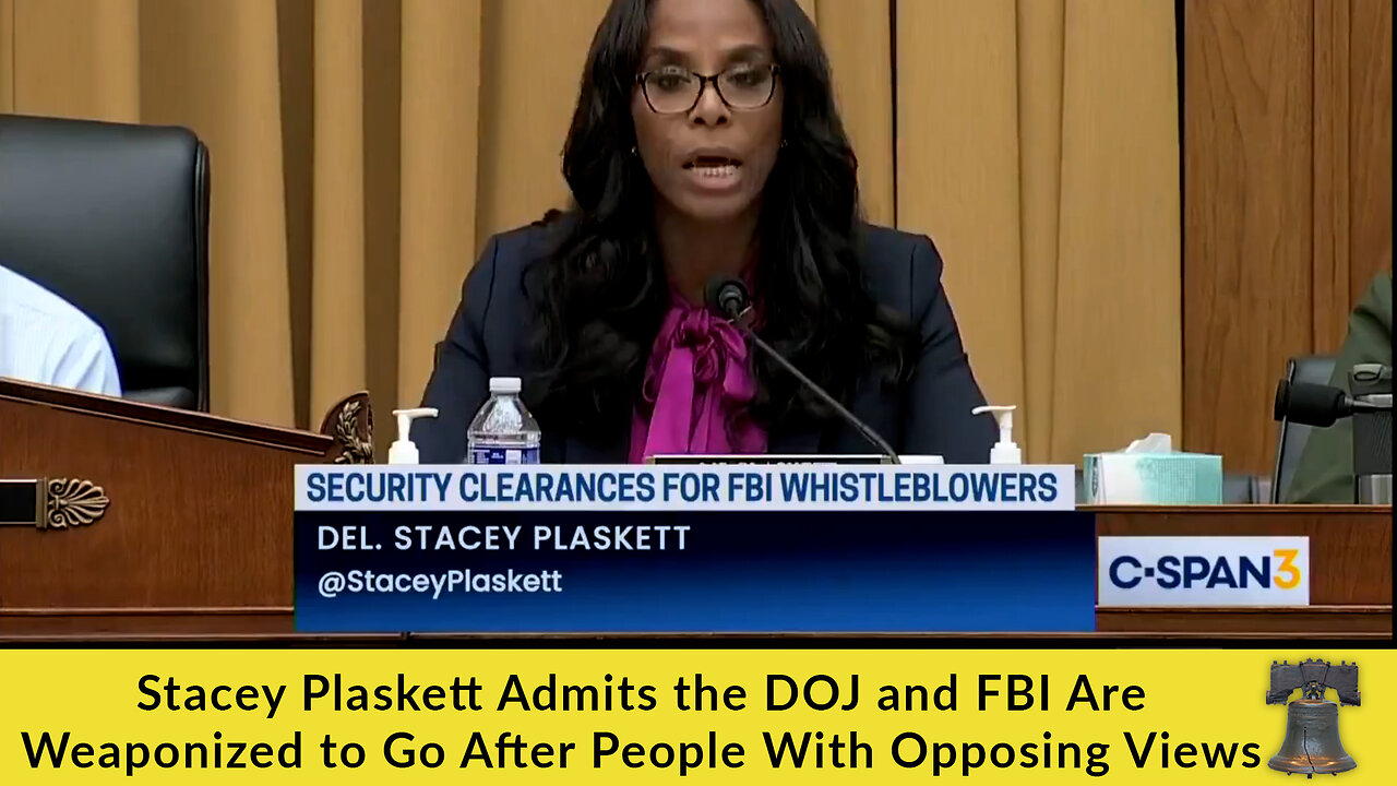 Democrat Stacey Plaskett Admits the DOJ and FBI Are Weaponized to Go After People With Opposing Views