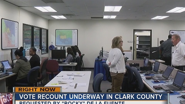 Clark County begins recount after candidate's request