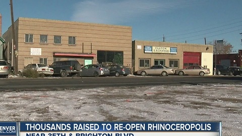 Efforts exceed GoFundMe goal to rebuild Rhinoceropolis