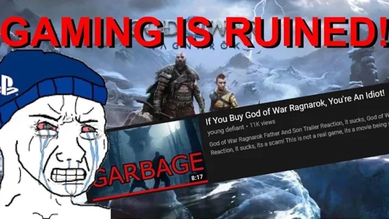 God of War Ragnarok has RUINED Gaming according to Boomer Sony Fanboy Young Defiant