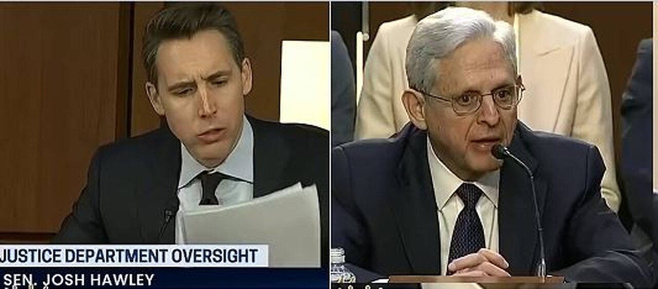 AG Garland is a LIAR. Sen. Josh Hawley proves him wrong.