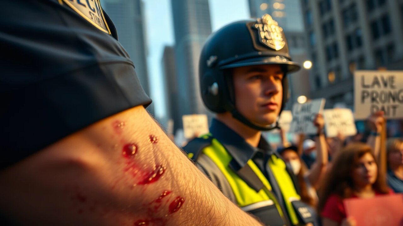 Ferguson Cop Hurt, Arrests at Protest on 10th Anniv of Michael Brown's Death