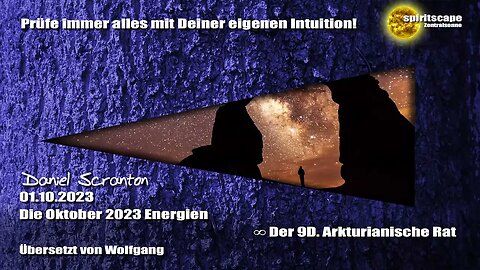 Die Oktober 2023 Energien – Der 9D Arkturianische Rat