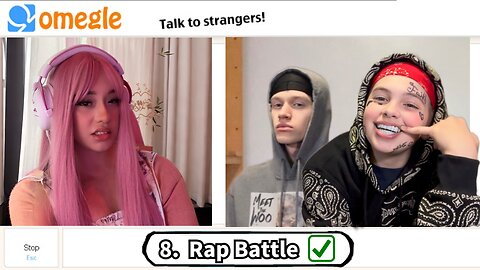 10 Year Old Rapper Goes On Omegle (part 2)