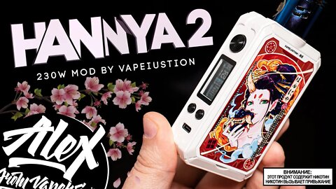 КРАСАВЕЛЛА l Hannya Mod 230W by Vapelustion l Alex VapersMD review 🚭🔞