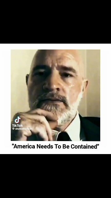 "AMERICA NEEDS TO BE...CONTAINED?"