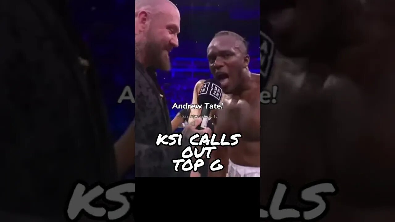 KSI Ring Interview #shorts