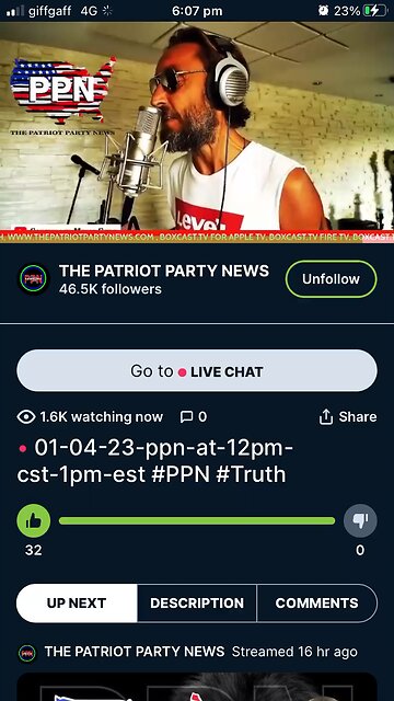 Chas Carter The Patriot Party News song 2