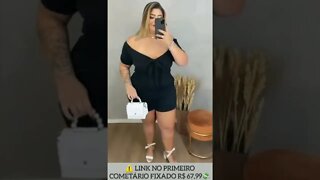 🛑 MACAQUINHO DOMÍNIO PLUS SIZE TECIDO CREPE DE MALHA VESTE DO 46 AO 52!