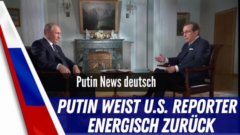 Putin weist U.S. Reporter Chris Wallace in die Schranken.