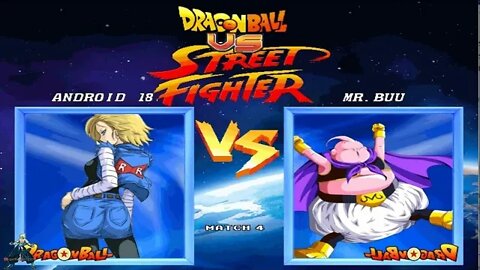 Dragon Ball Z VS Street Fighter 2 Play As Android 18
