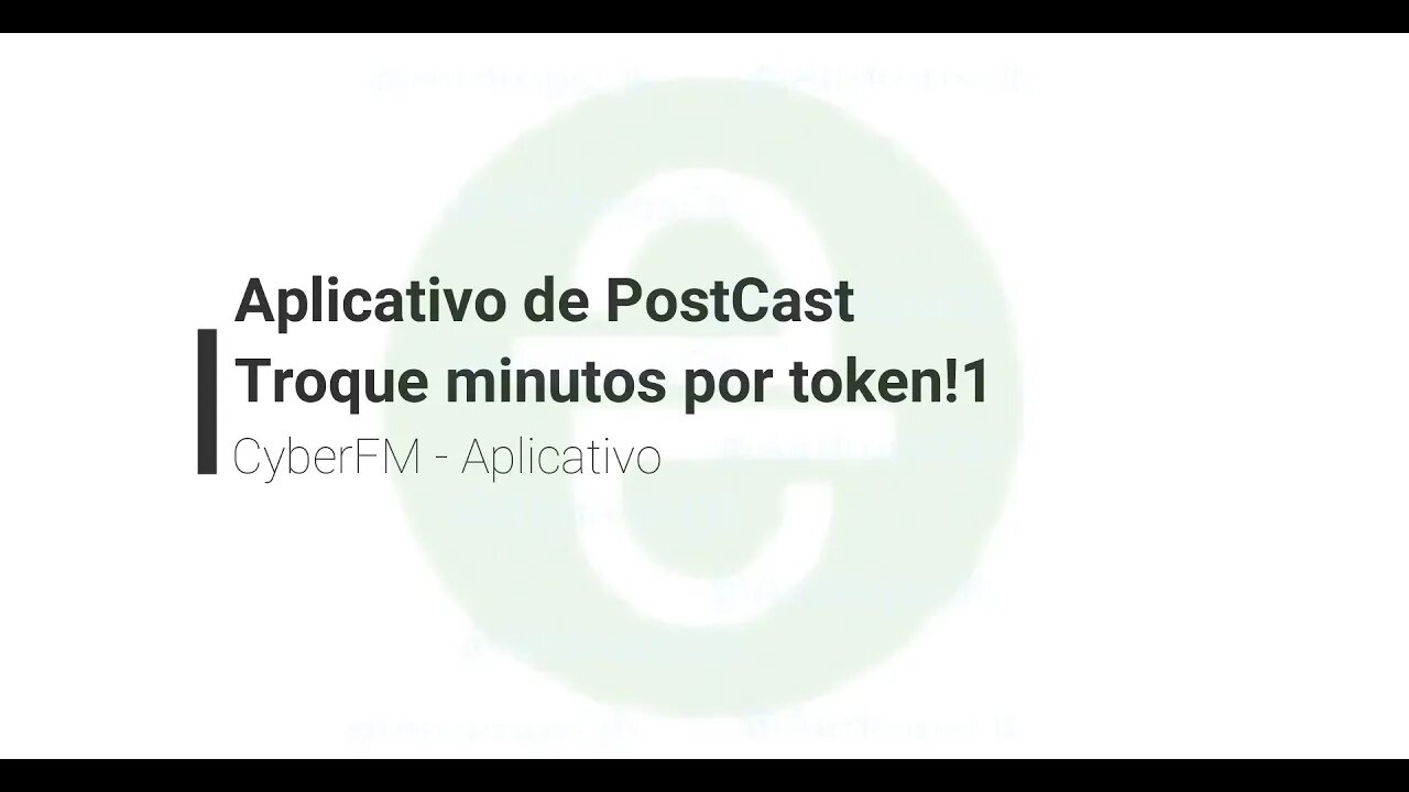 Bounty - Aplicativo - Cyber FM - Ganhe moedas por ouvir post