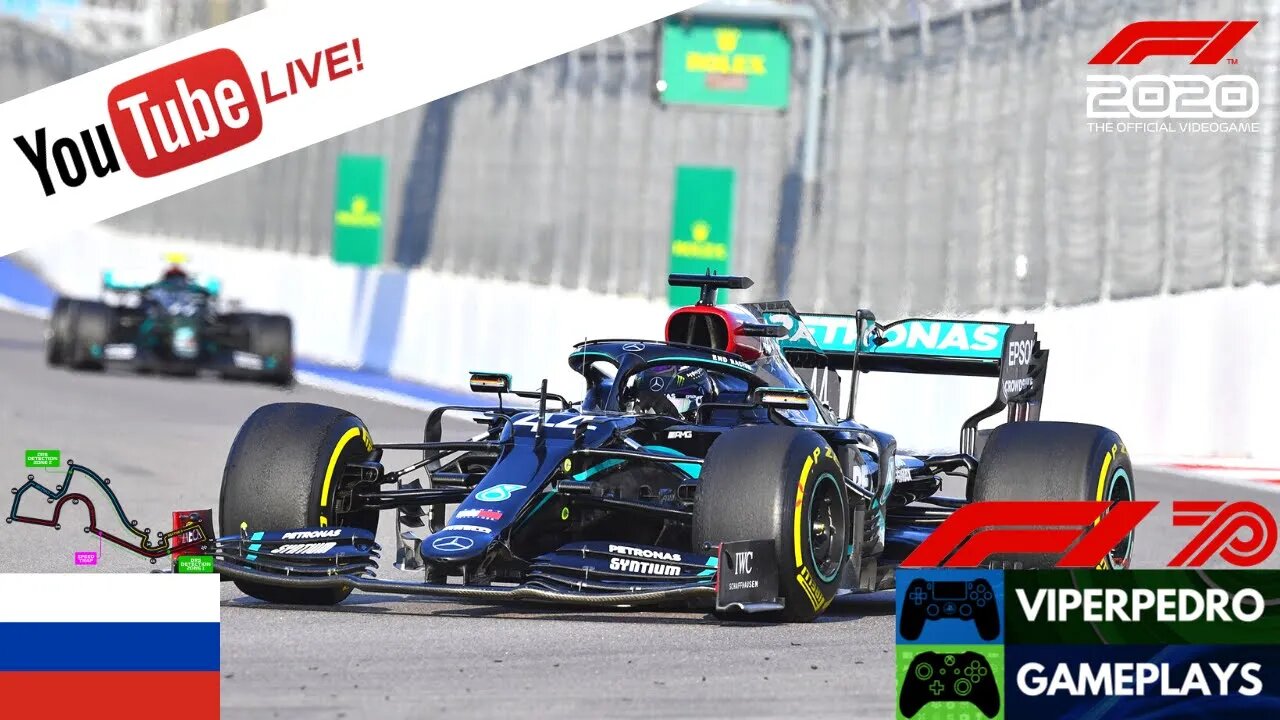 [LIVE] F1 2020 | Russian Grand Prix | Lewis Hamilton | Mercedes AMG | Full Race (25%)