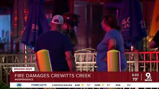 Fire damages Crewitts Creek Kitchen & Bar in Independence