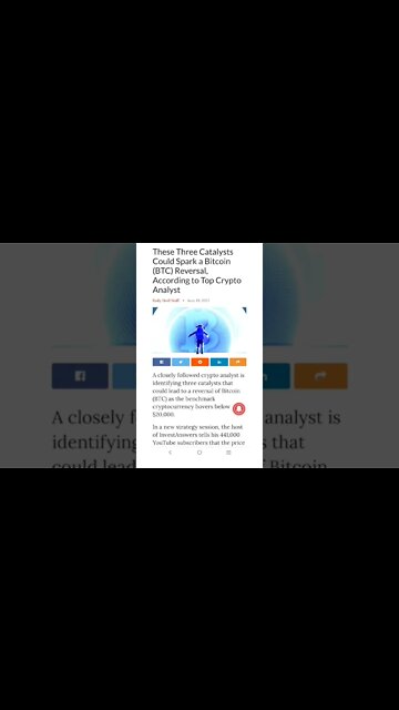 These Three Catalysts Could Spark Bitcoin Reversal , According to Top Crypto Analyst #cryptomash