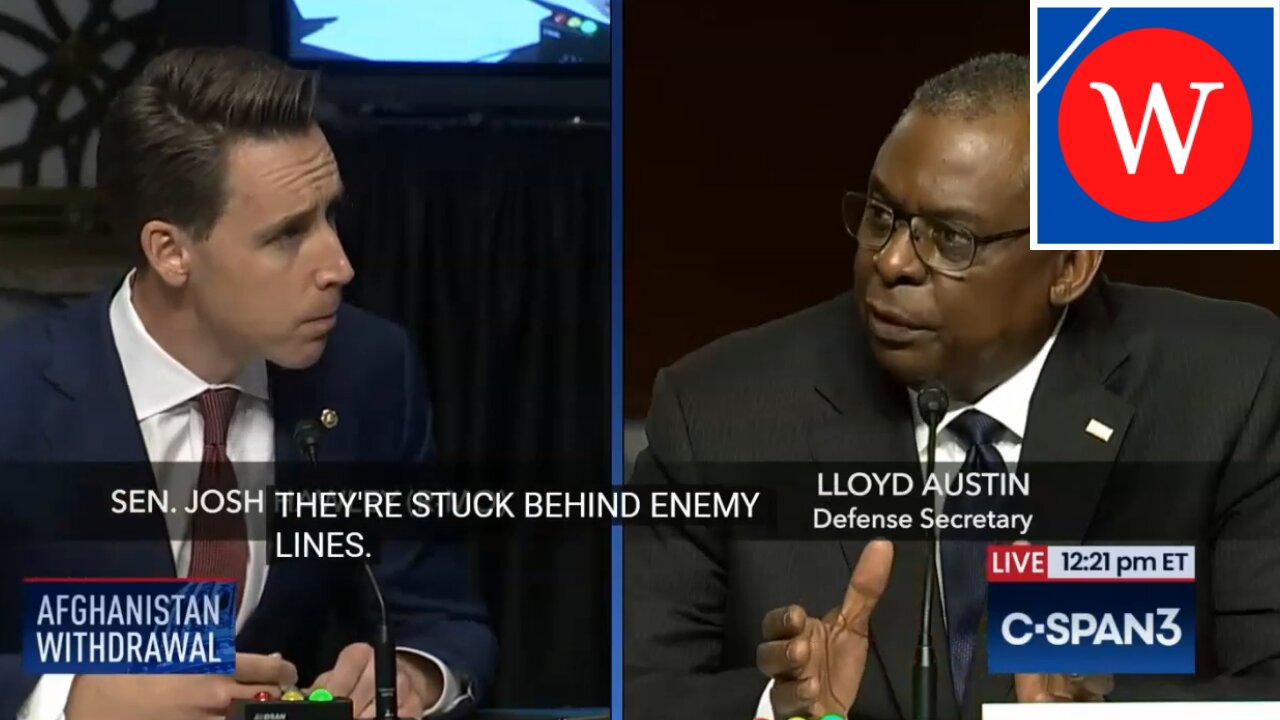 Hawley TEARS Into Sec Lloyd Austin