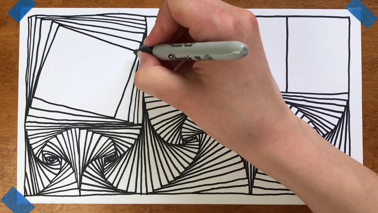 Saturday Projects™.com | Arts & Crafts - HD Format Spiral Art #2 | Such improvement!