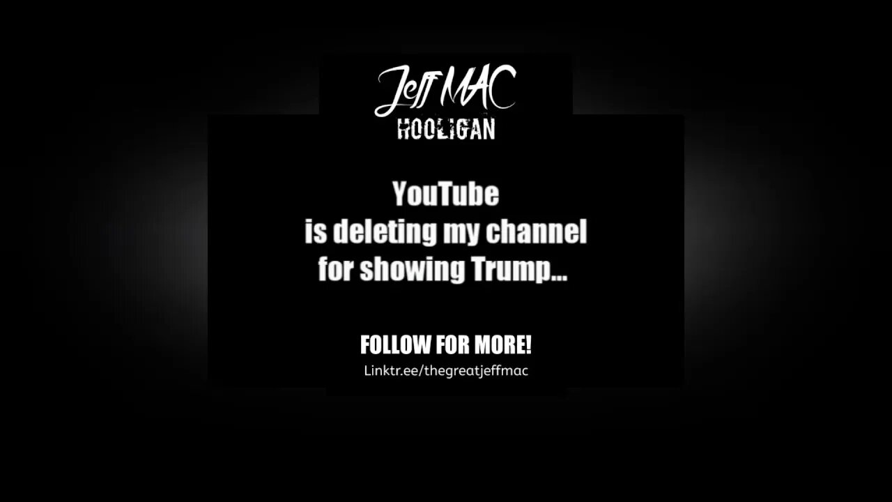 🚫 YT is deleting my channel for showing Trump...