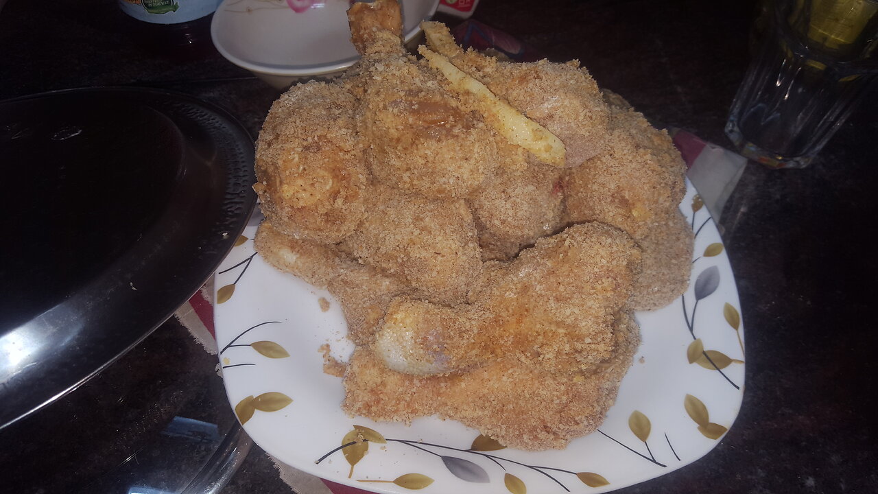 How to make crispy fried chicken at home by rukiz kitchen