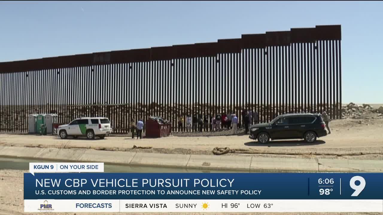 Border agency plans vehicle pursuit policy to raise safety