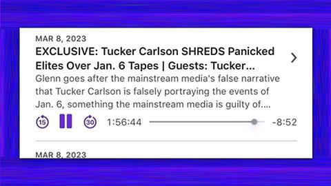 TUCKER - BREAKING INTERVIEW ON J6 “This is the Foundation of Something They’re Colluding On”