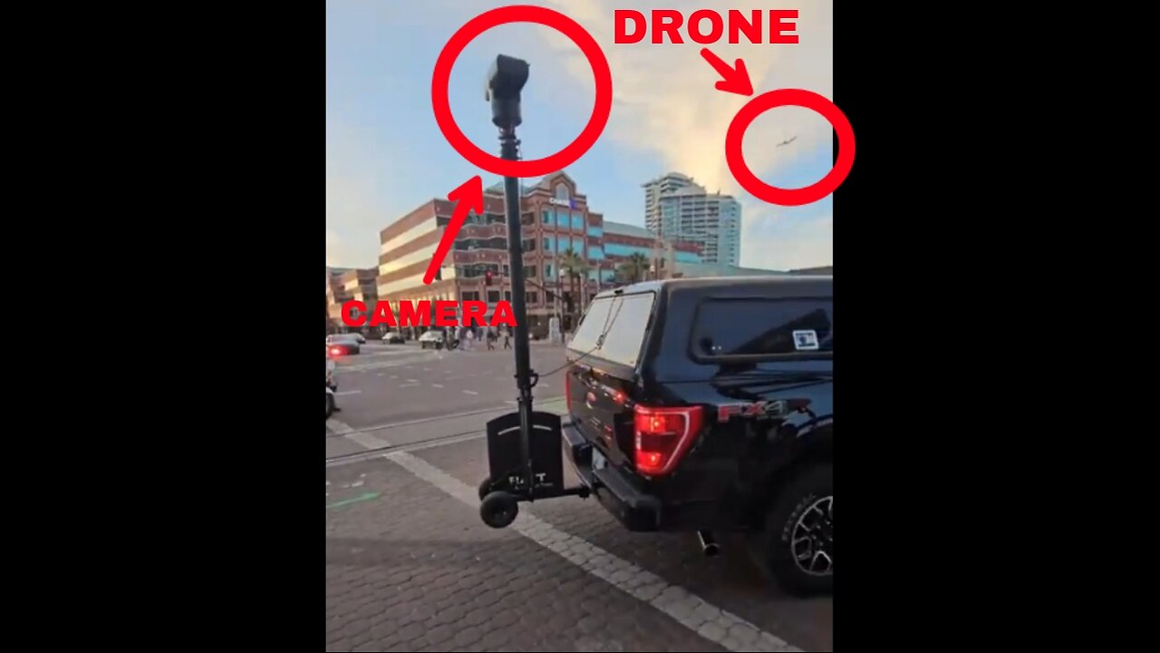 Unmarked US Government Truck Caught Tracking and Surveilling Pro Palestinian Demonstrators