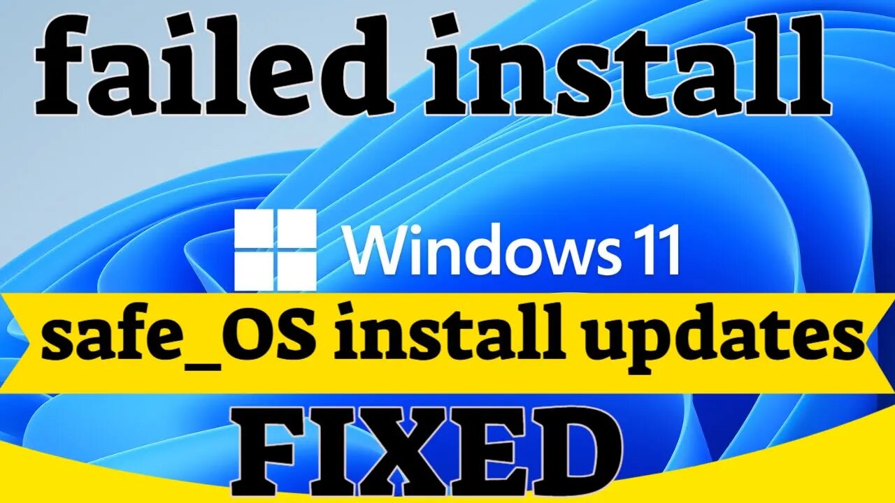 We Could not install Windows 11 Error | During Install Updates FIXED