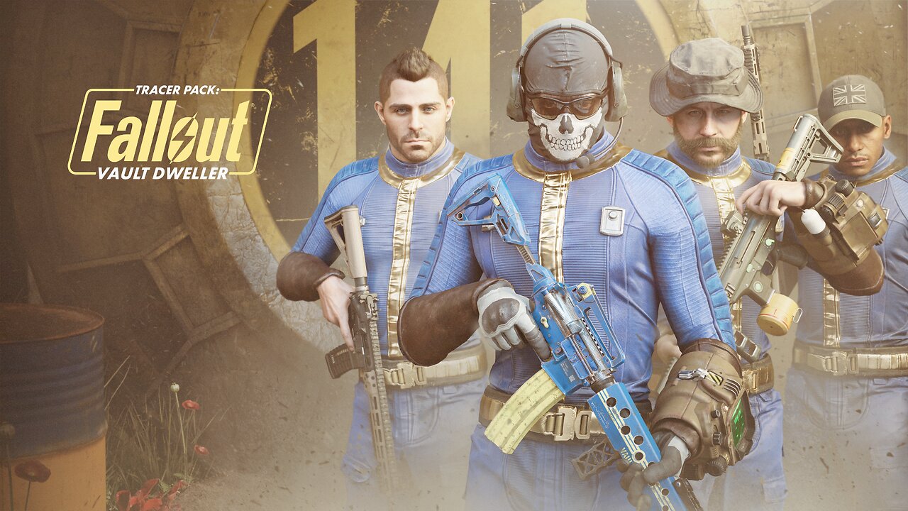 Tracer Pack Fallout Vault Dweller - Vault 141 Operator Bundle Full Showcase