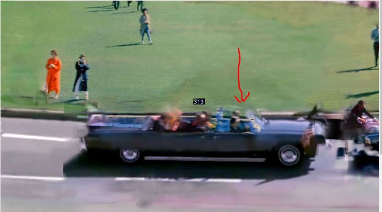 Secret Service driver (william Greer) turns and shot JFK in the head