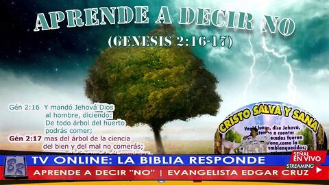 APRENDE A DECIR NO!!! - EVANG. EDGAR CRUZ | TV LA BIBLIA RESPONDE