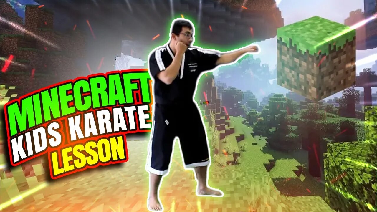 How To Learn Karate At Home | Mine Craft Lesson for Kids! | Dojo Go (Week 22)