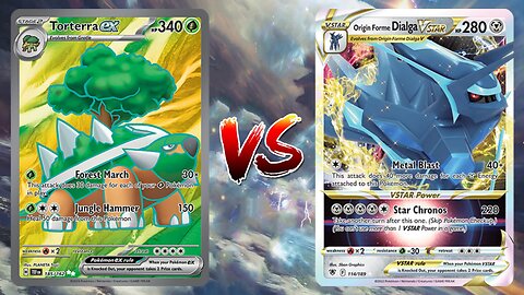 Pokemon TCG Live Torterra EX VS Dialga VSTAR Metang!!