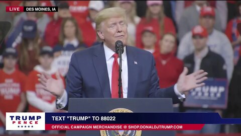 🔴 President Trump in Des Moines, IA On Jan 30, 2020
