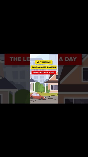 Why Massive Earthquakes Shorten the Length of a Day