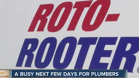 A busy next few days for plumbers