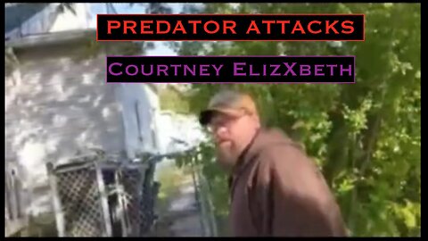 Courtney ElizXbeth predator takes a swing at her camera DELETED LIVE