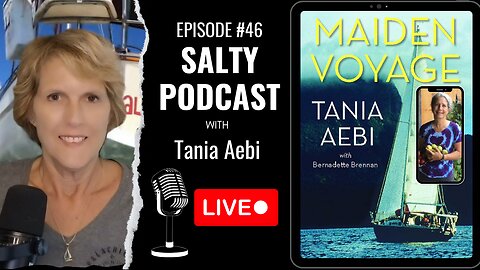 Salty Podcast #46 | ⛵Sailing into History: Tania Aebi’s Iconic Circumnavigation at 18 🌍