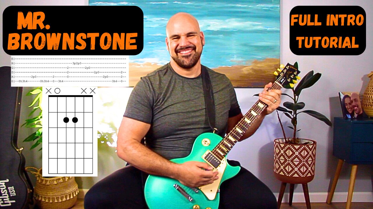 Mr. Brownstone Intro - Guitar Lesson