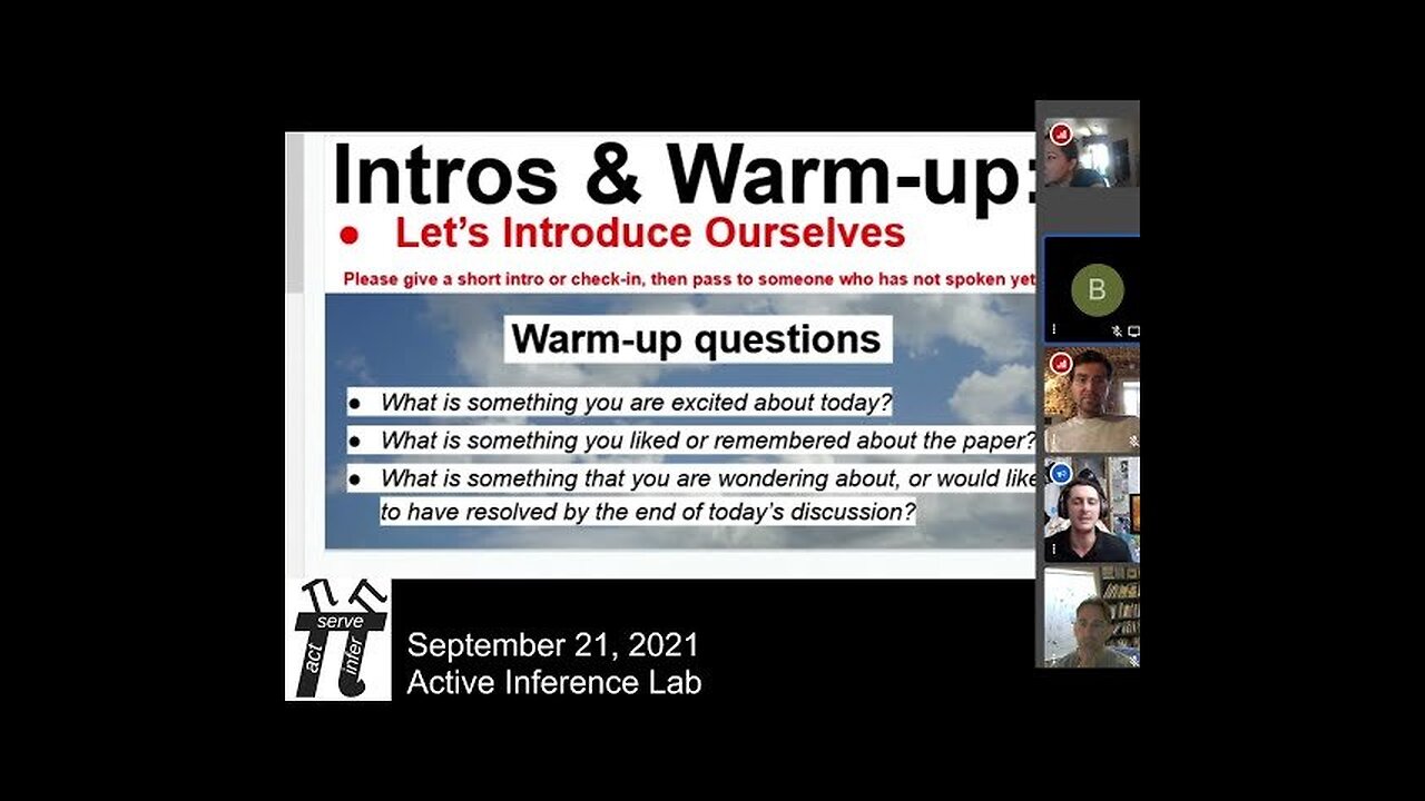 ActInf Livestream #029.1 ~ “Active Inferants: An Active Inference Framework for Ant Colony Behavior