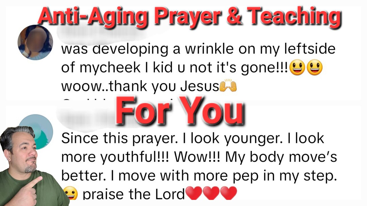 Anti-Aging Prayer & Teaching