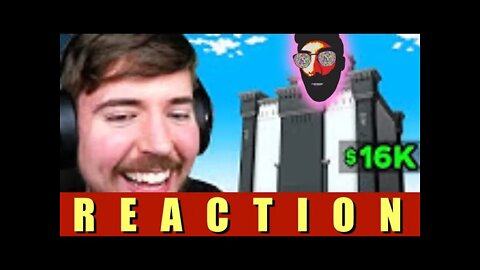 ⚪️ MrBeast REACTION | $2 VS $16,000 Minecraft House!