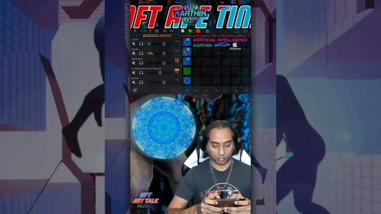 Artificial Intelligence - KARTHIK 🎧🎹📱iPhone GarageBand Live