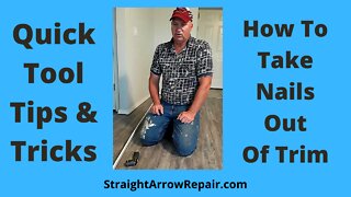 How to Take Nails out of Trim #shorts