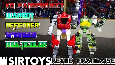 [Francais] Revue Video du KO FansProject Warbot Defender Springer Multicolor