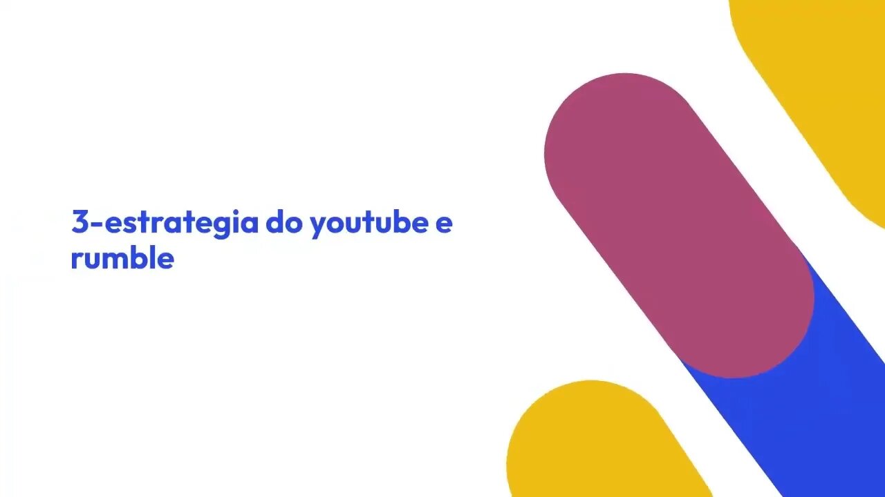 estrategia do youtube e rumble